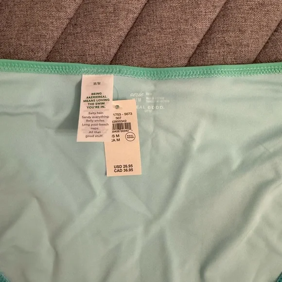 Aerie ombré blue/green bikini brief bottom - Picture 3 of 3